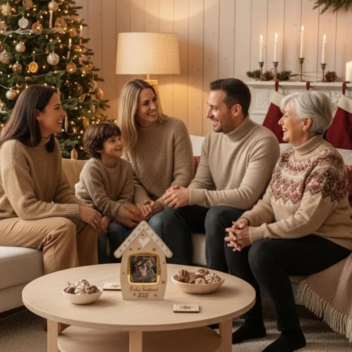 Marco casita de Navidad vista 2