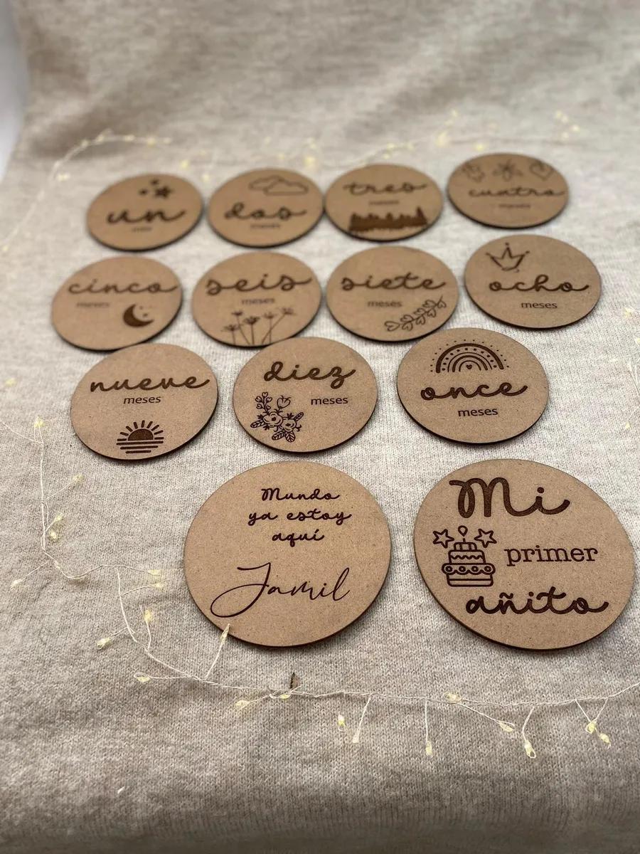 Discos de meses personalizados vista 7