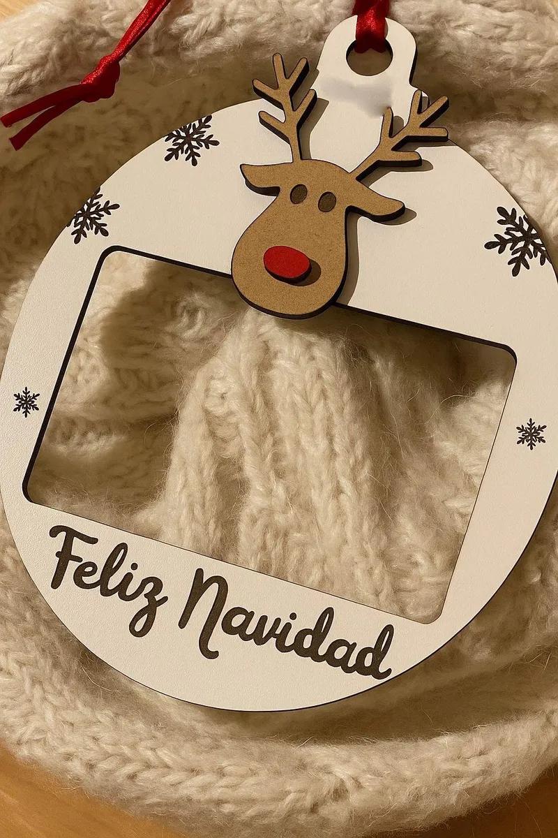Bola foto de navidad vista 1