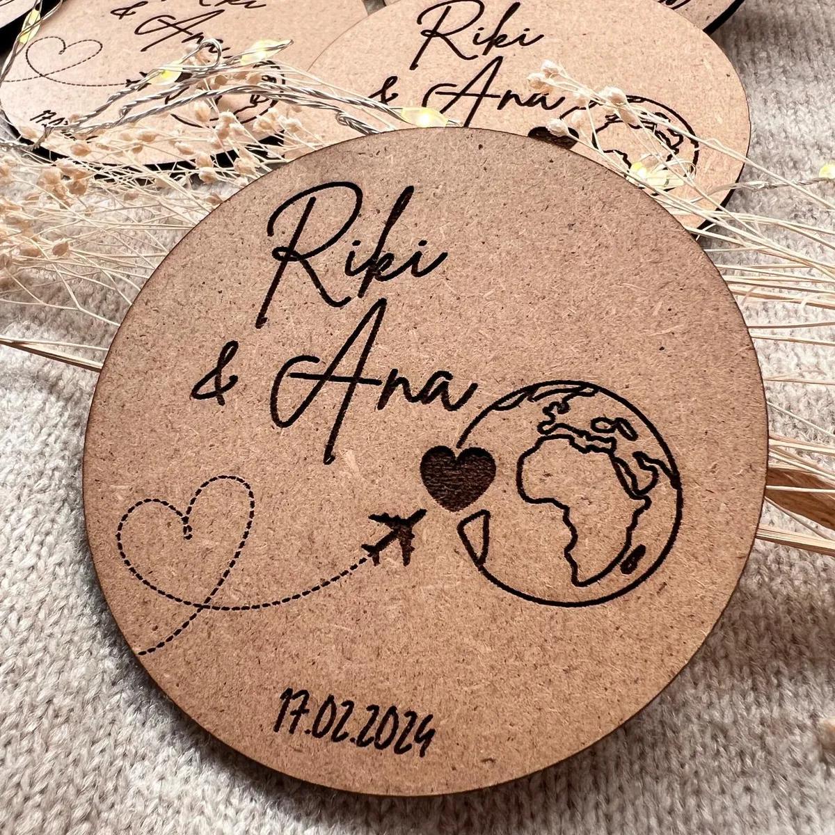 Marcasitios personalizados para invitados vista 7