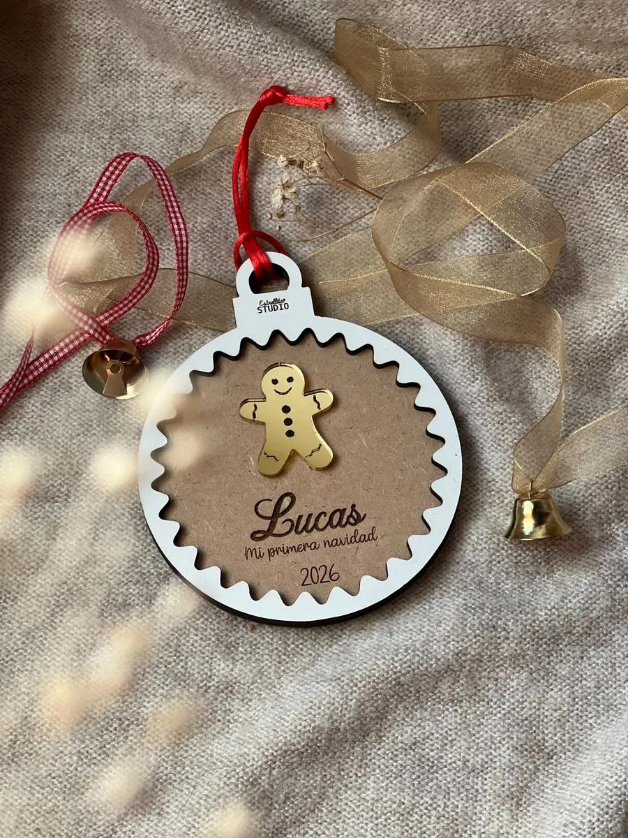 Bola de Navidad "Mi primera Navidad" vista 3