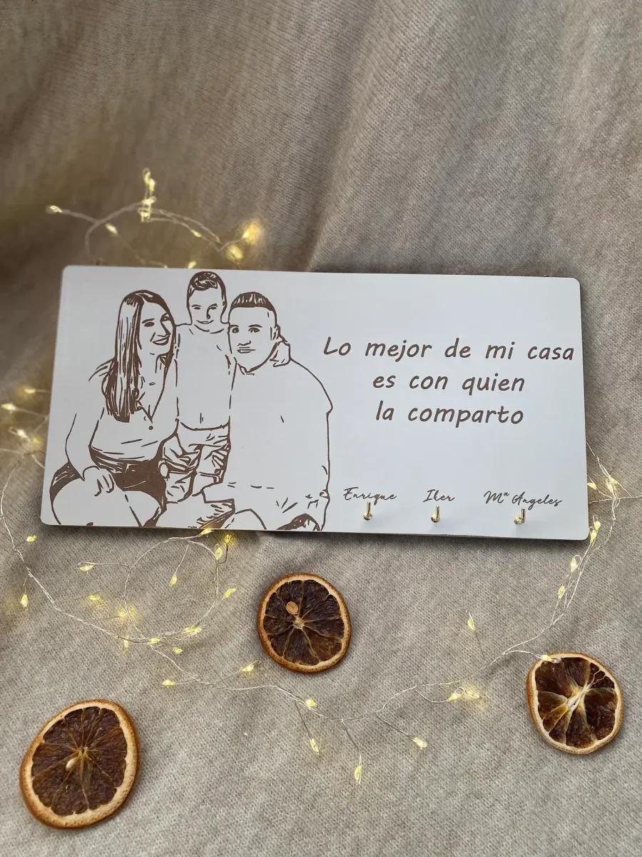 Porta llaves personalizado vista 2