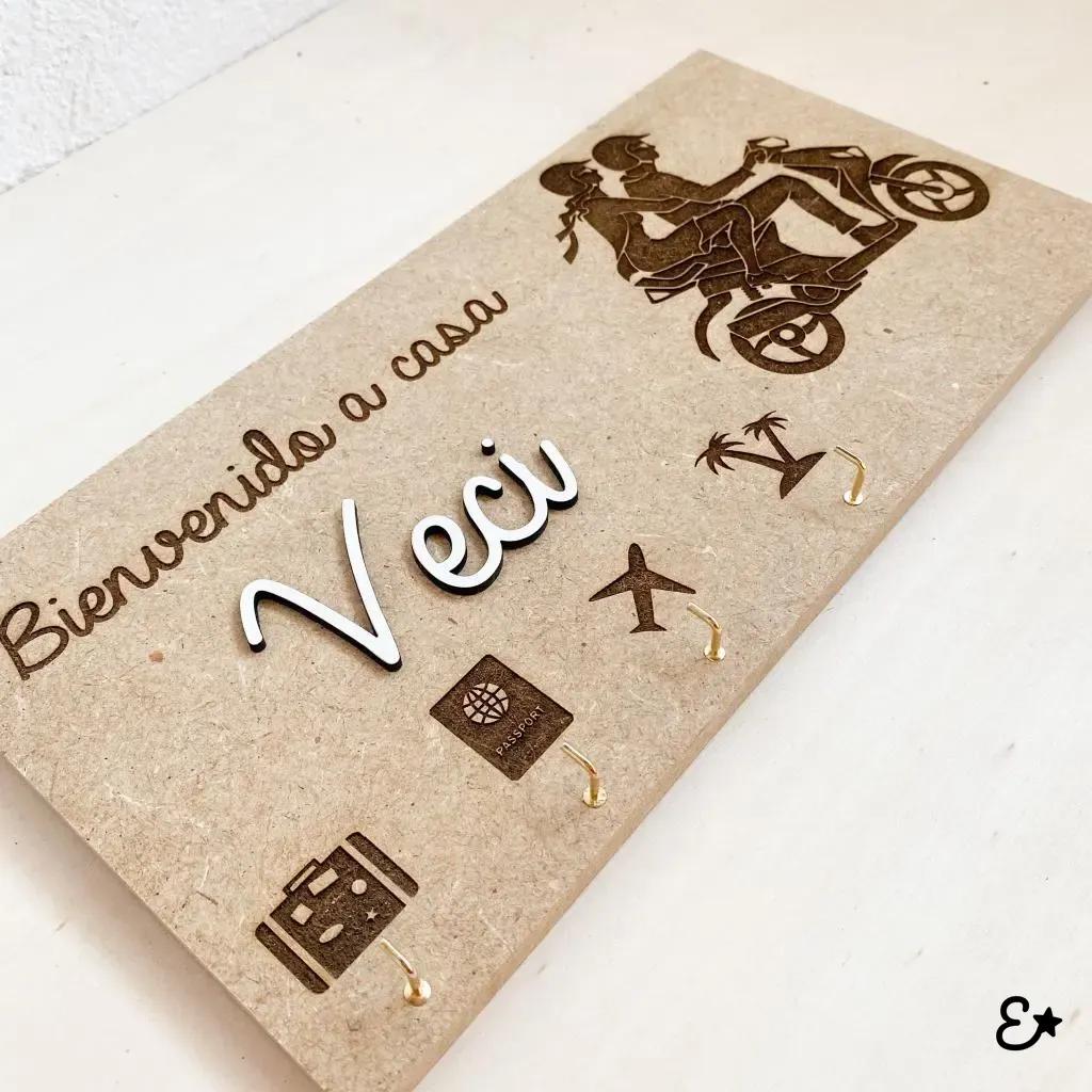 Porta llaves personalizado vista 3