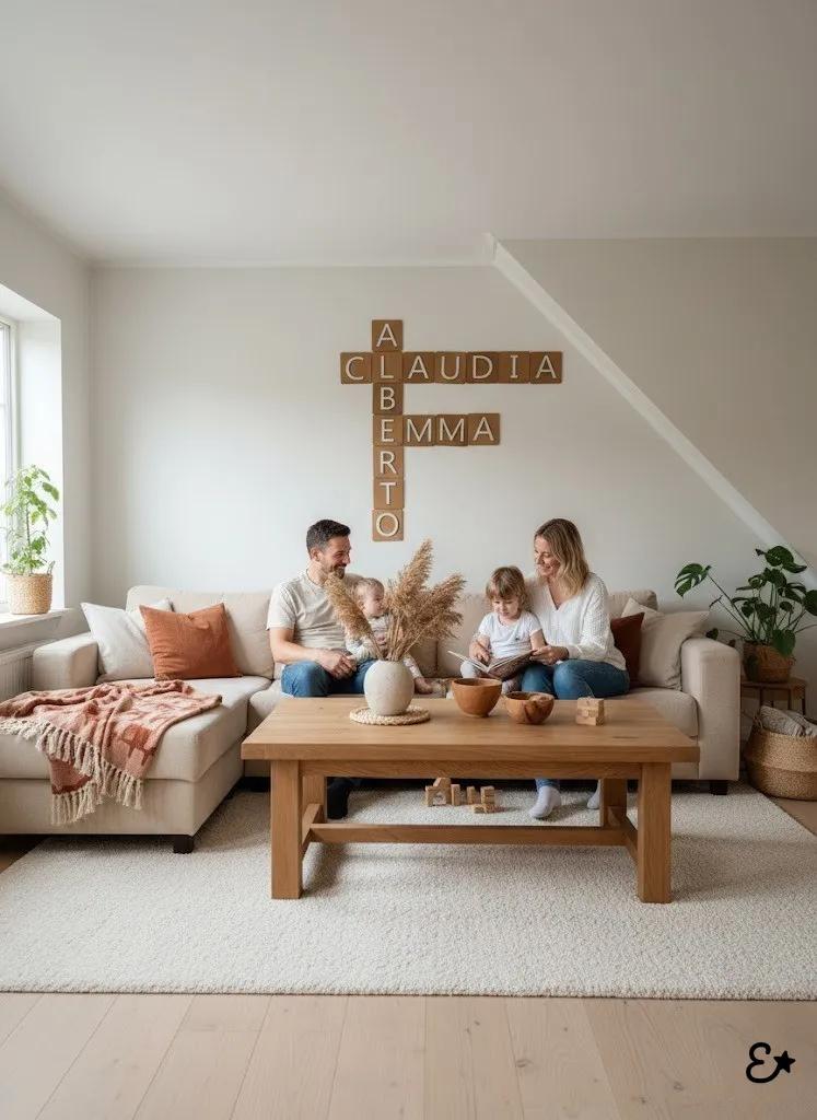 Letra Scrabble Pared