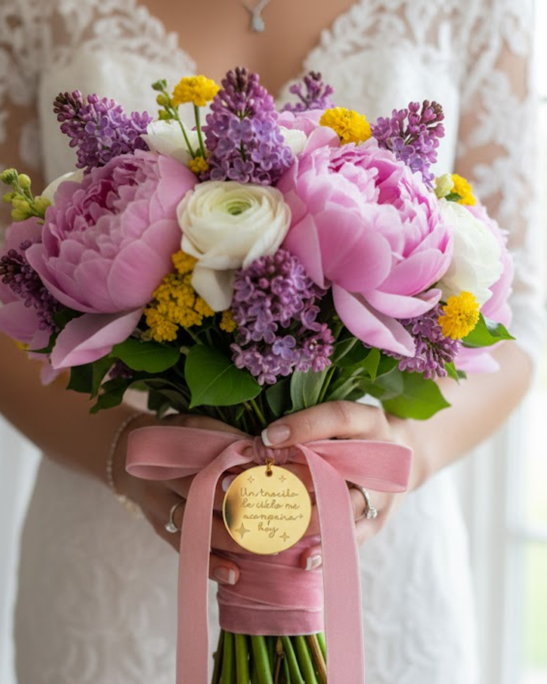 Medalla de ramo de novia