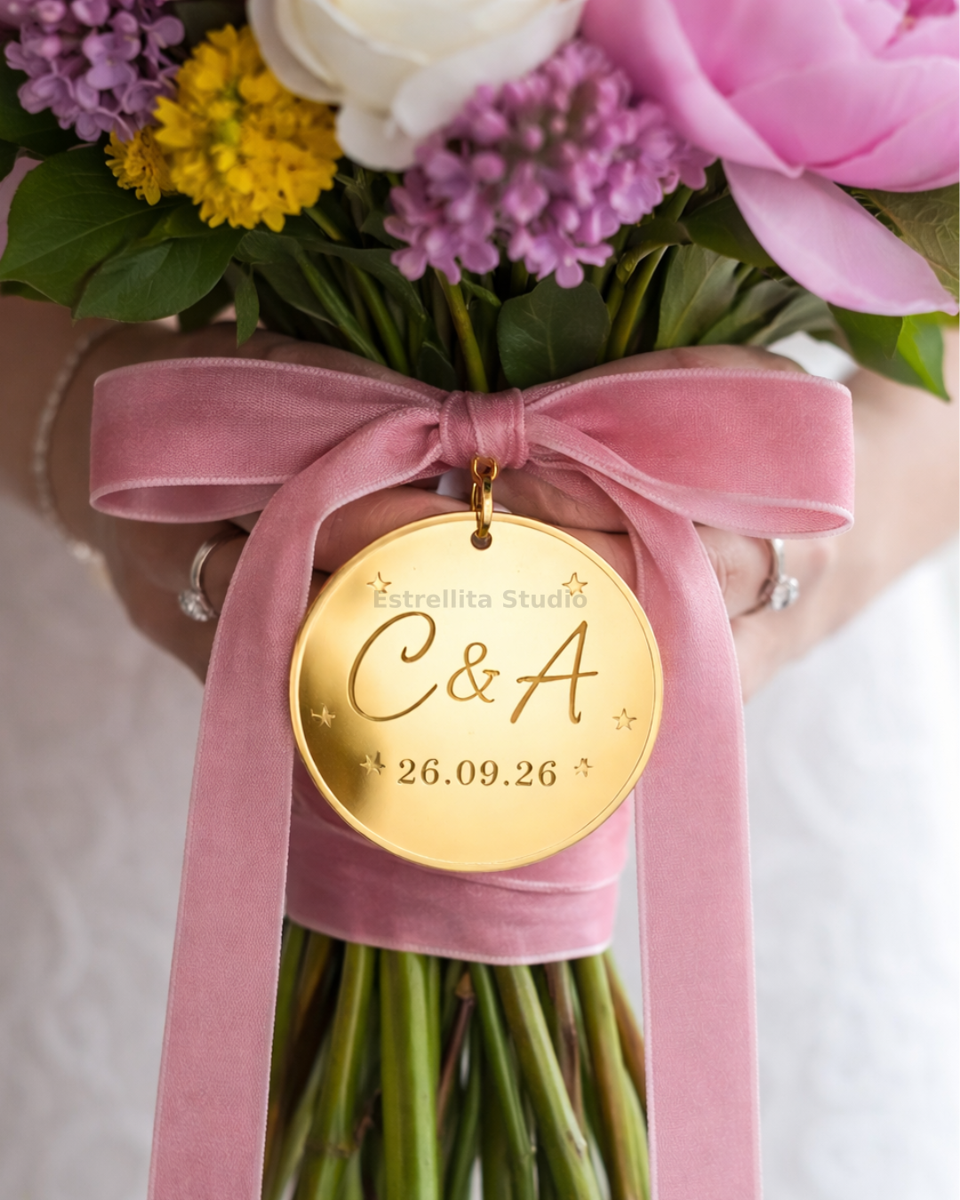 Medalla de ramo de novia