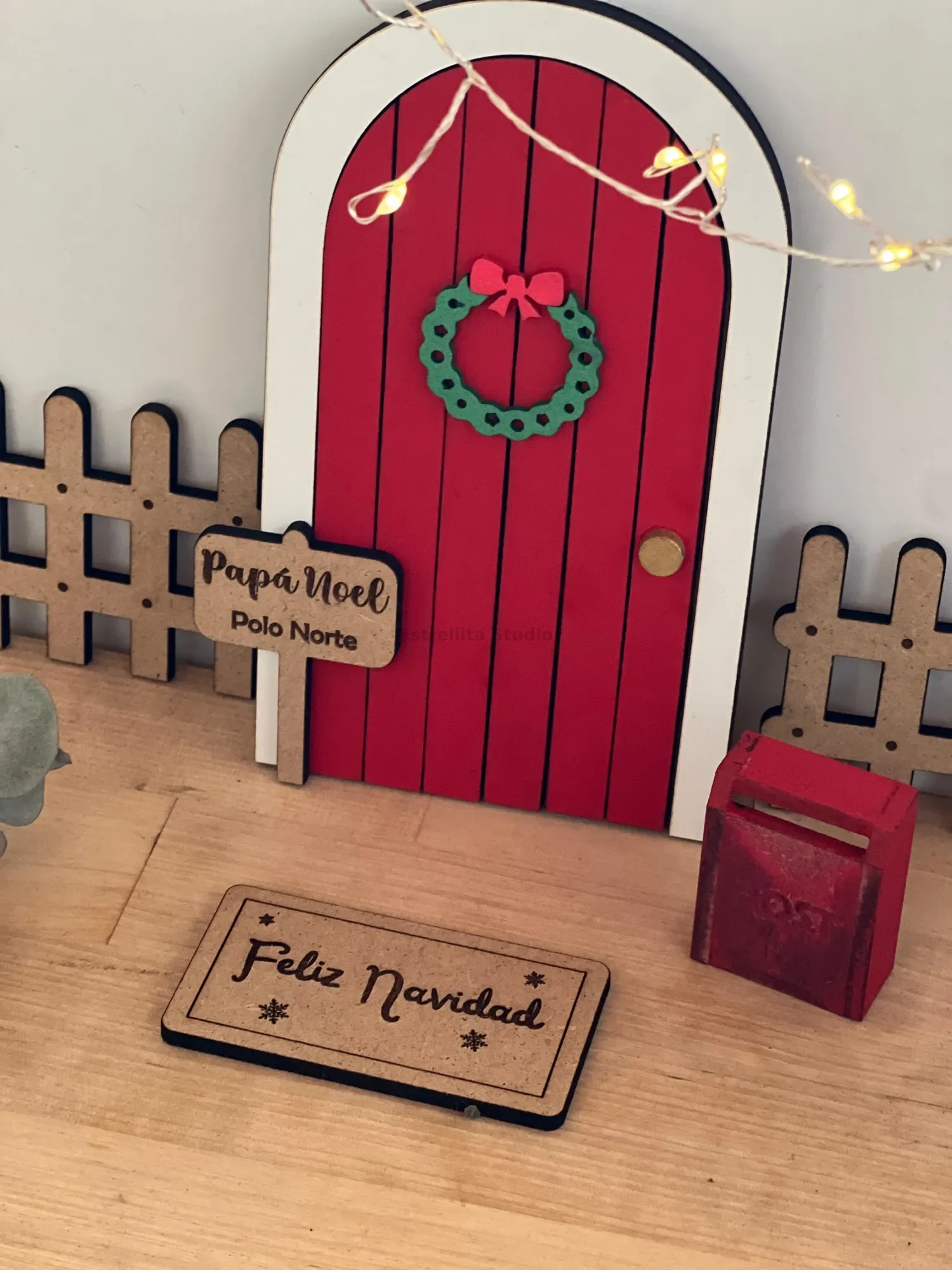 Puerta mágica de Papá Noel