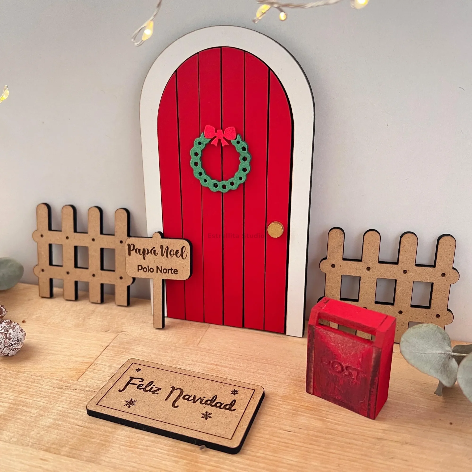 Puerta mágica de Papá Noel