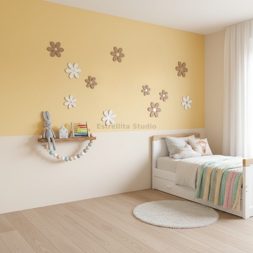 Margaritas de madera