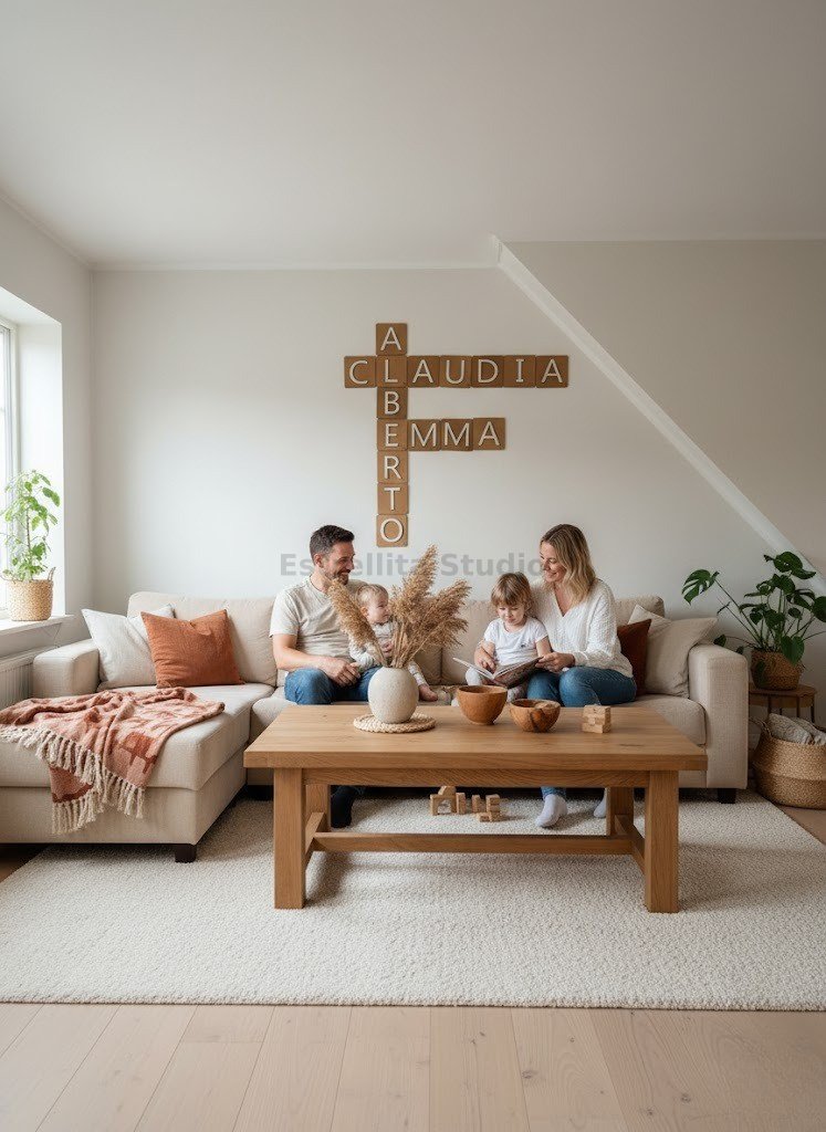 Letra Scrabble Pared