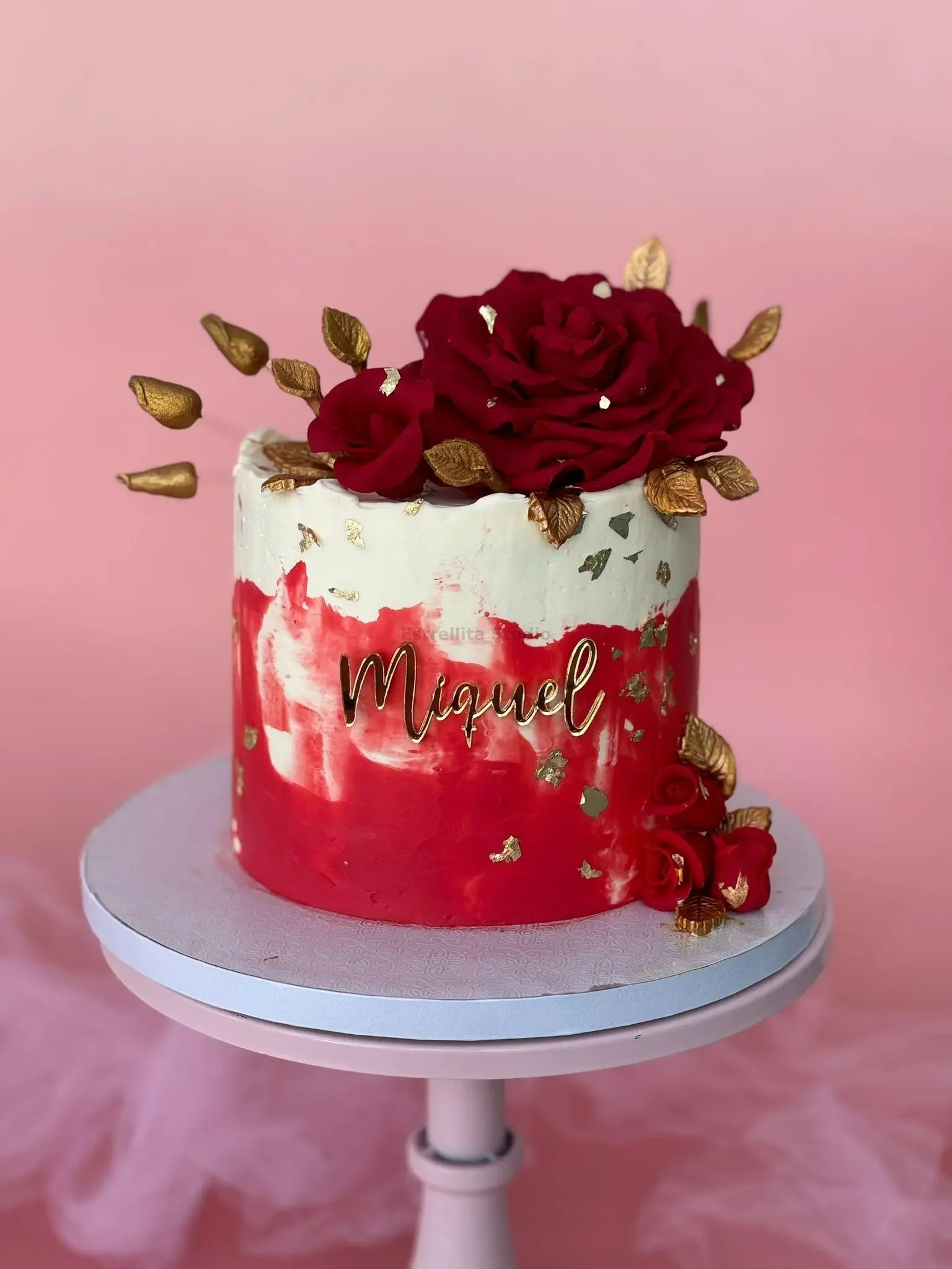 Cake topper metacrilato