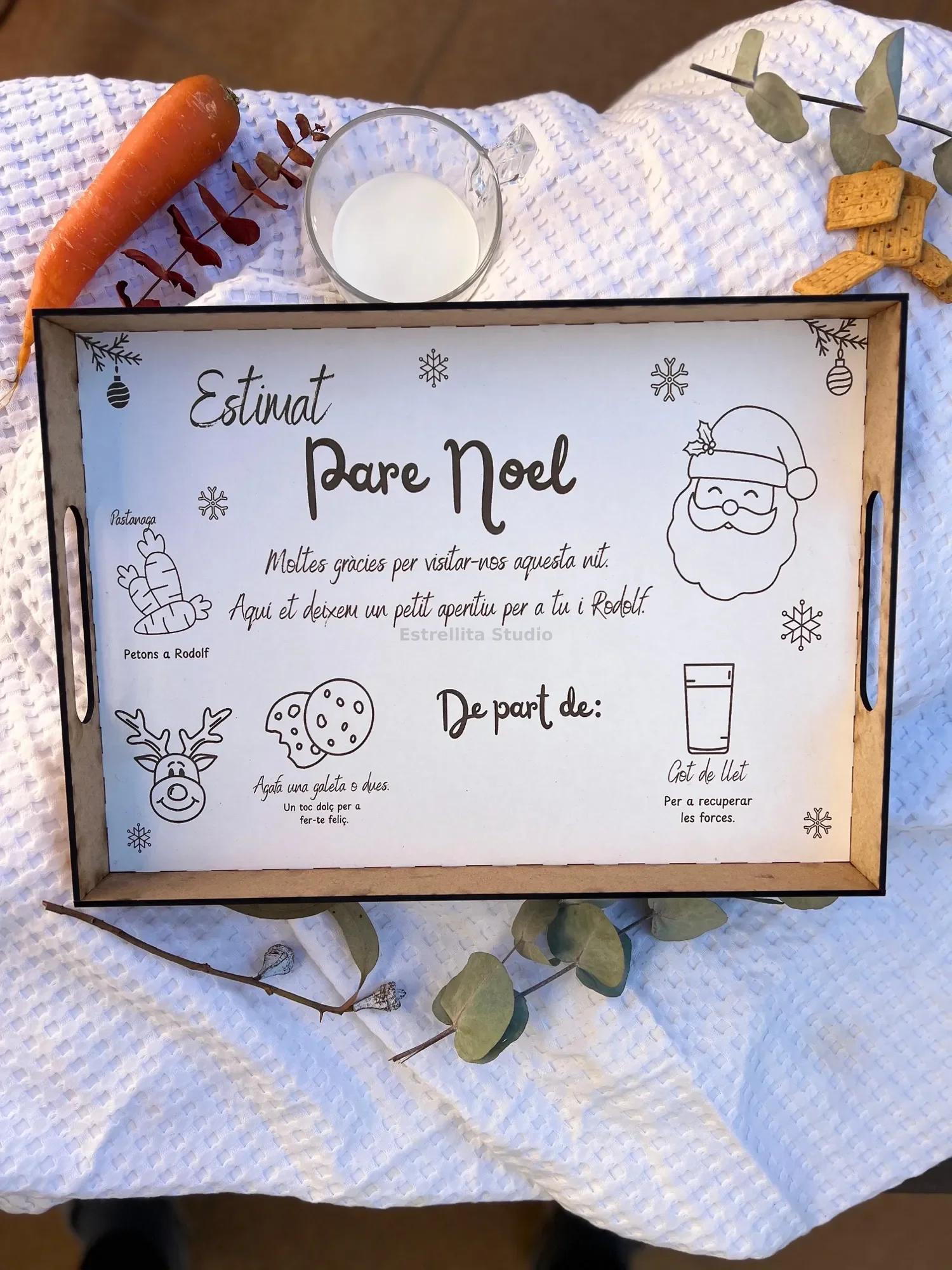 Bandeja de Papá Noel