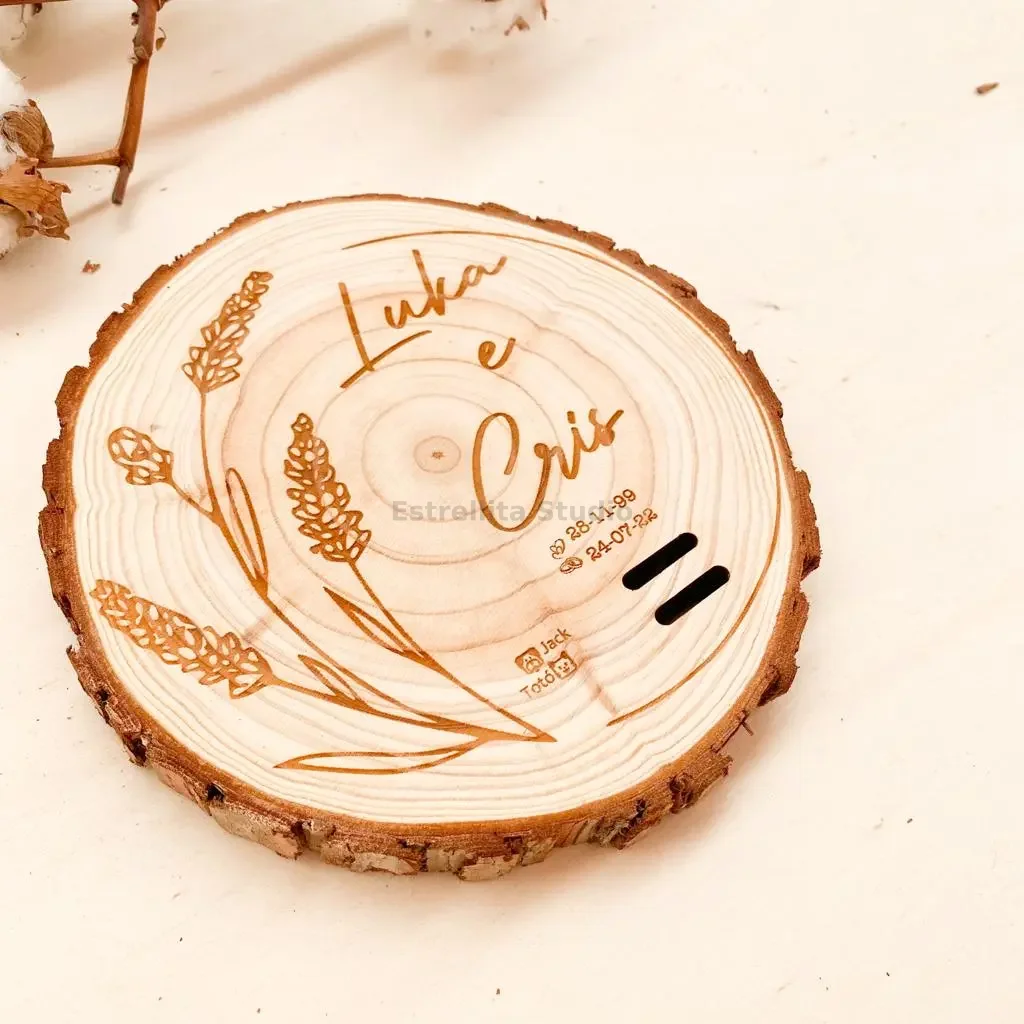 Porta Alianzas Rodaja de Madera