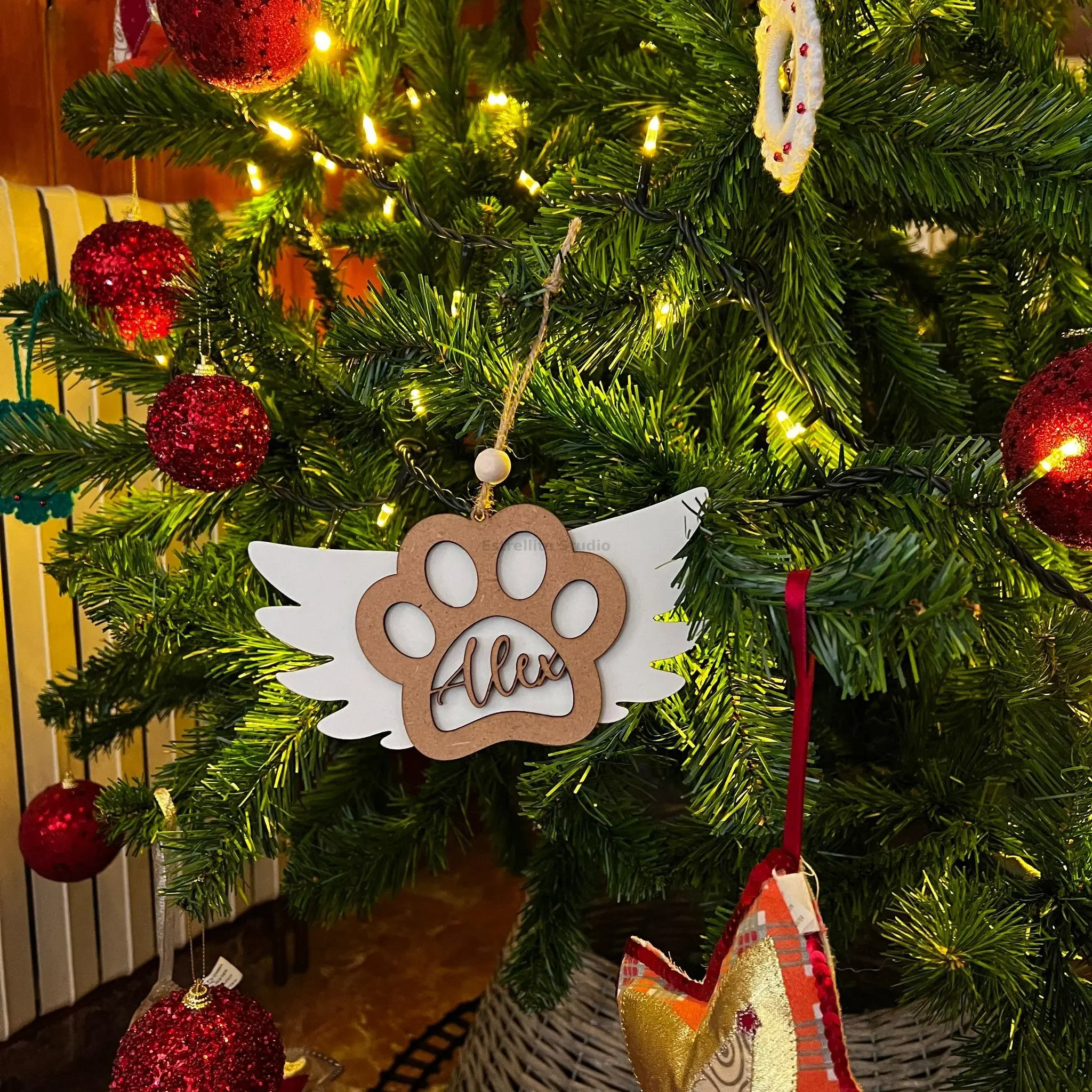 Bola con alas para recordar a tu mascota