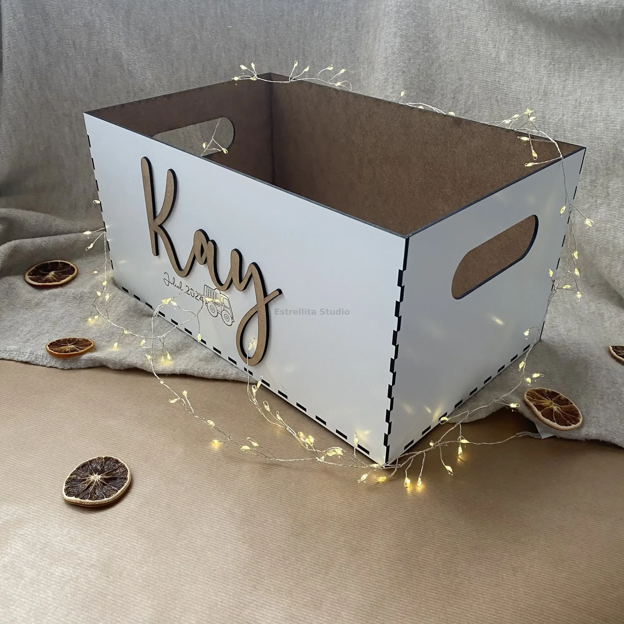 Caja Personalizada de Recuerdos para Bebé