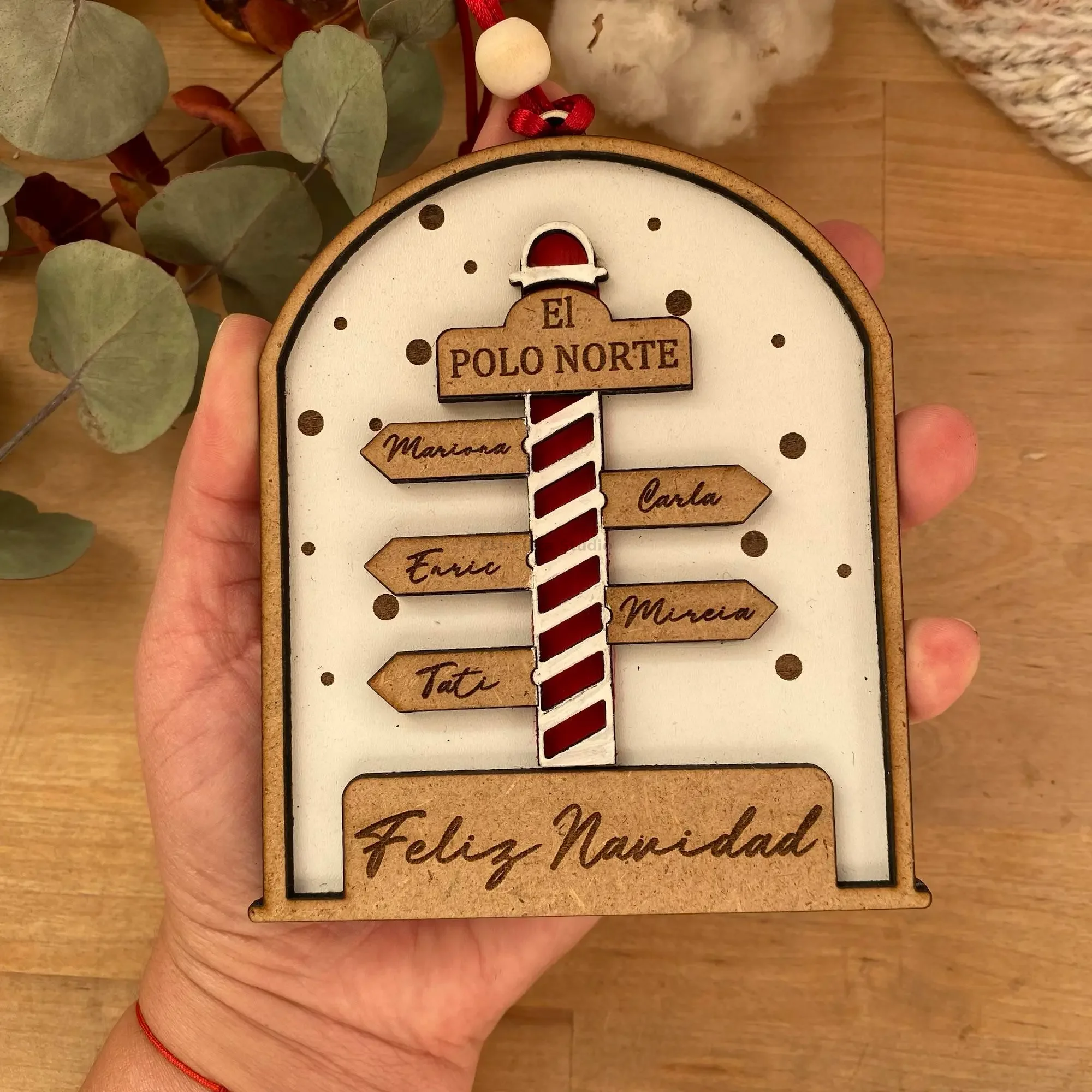 Bola de Navidad Polo Norte