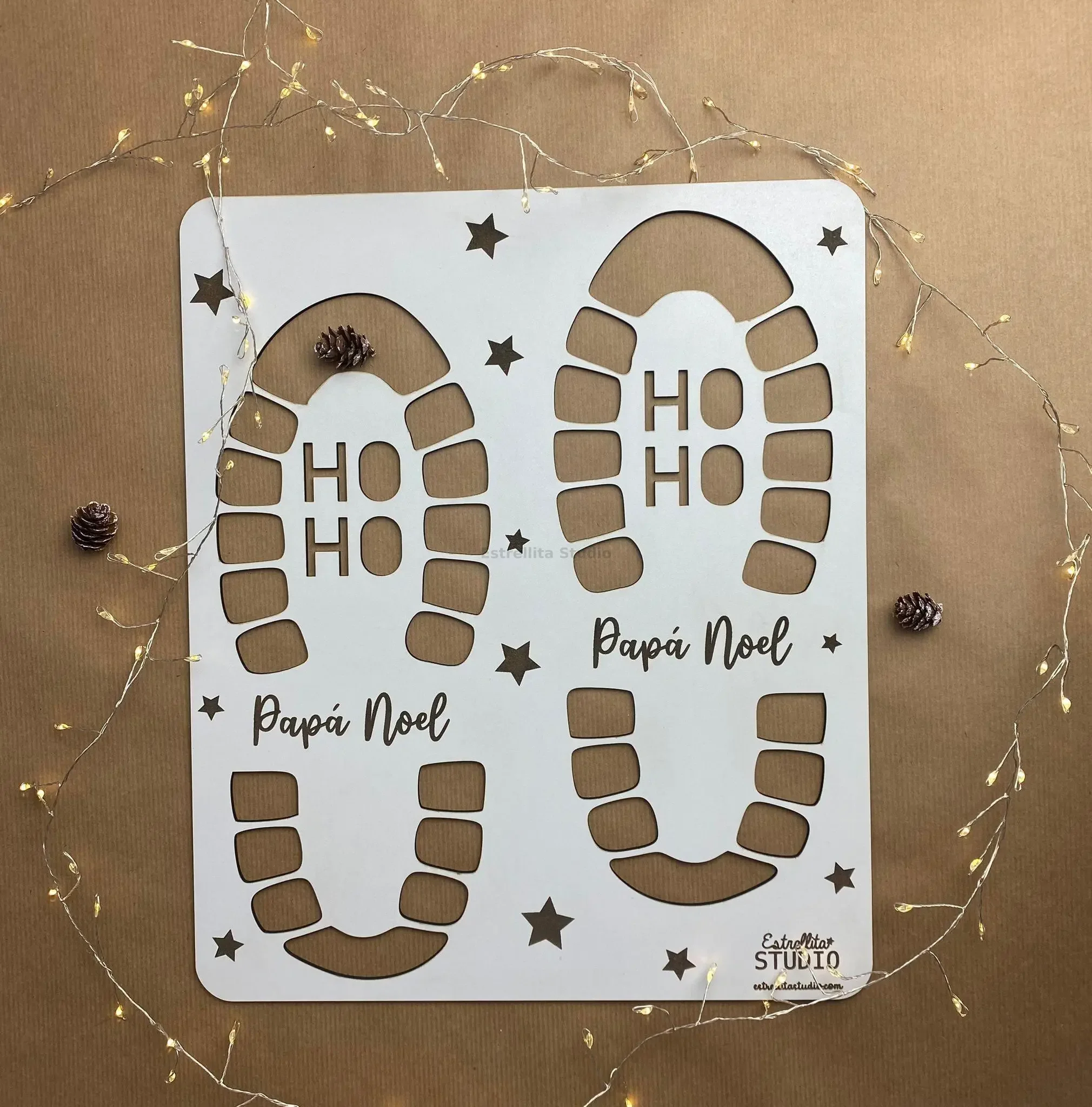 Huella de Papá Noel / Santa Claus